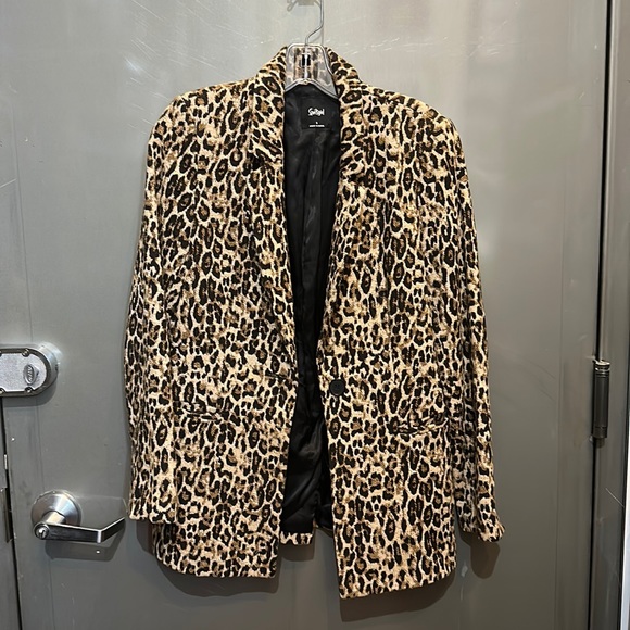 Sportsgirl Jackets & Coats Vintage Leopard Brocade Blazer Poshmark